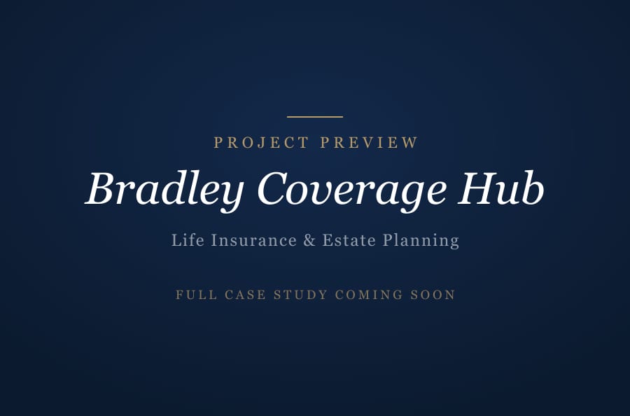 Bradley Coverage Hub website