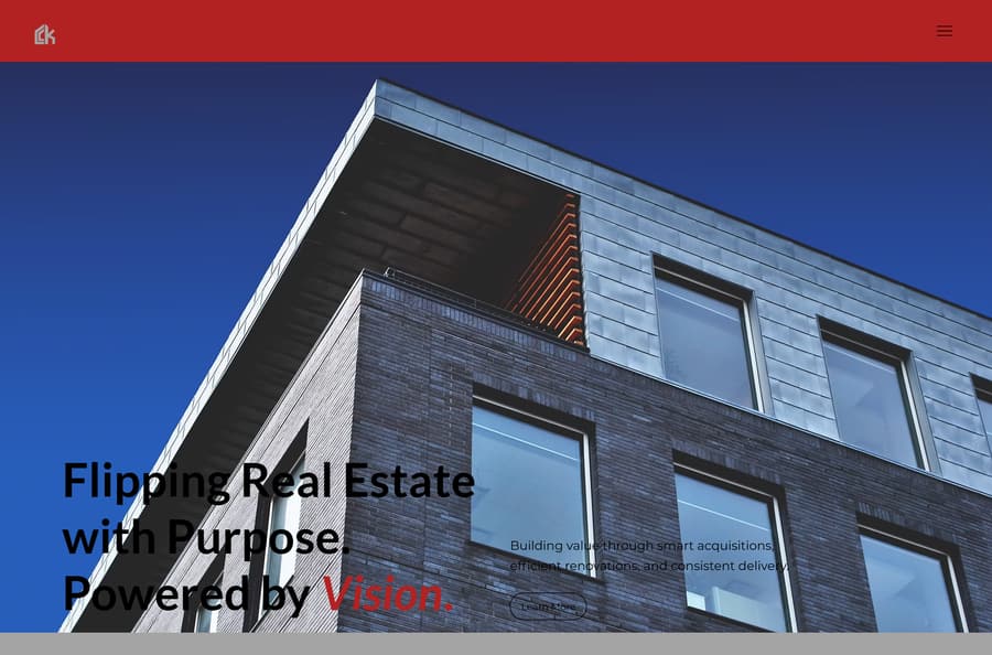 CCK Real Estate Investments website
